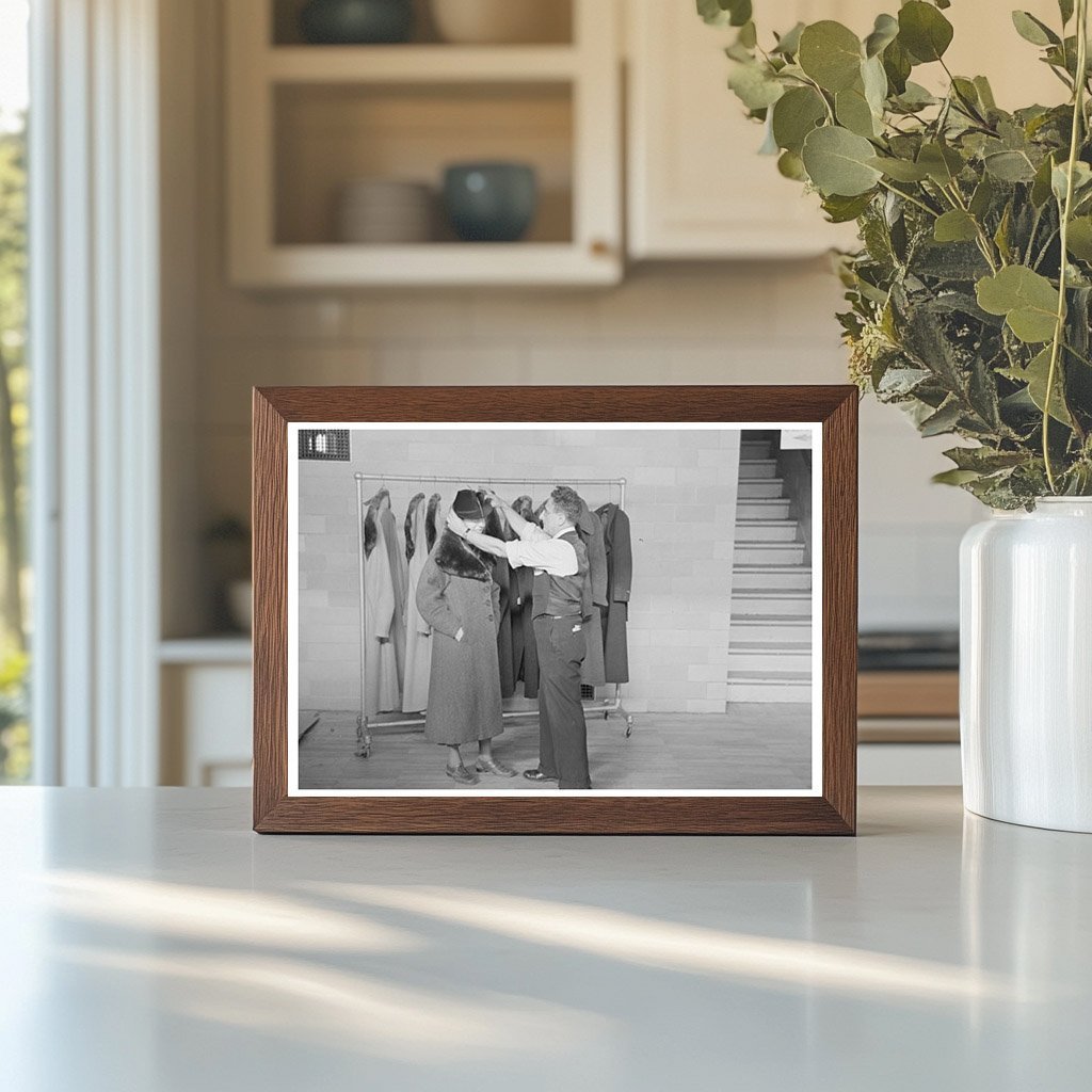 1936 Vintage Photograph of Ladies Coats Manufacturing Factory - Available at KNOWOL