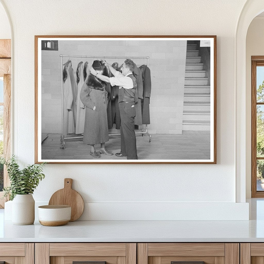 1936 Vintage Photograph of Ladies Coats Manufacturing Factory - Available at KNOWOL