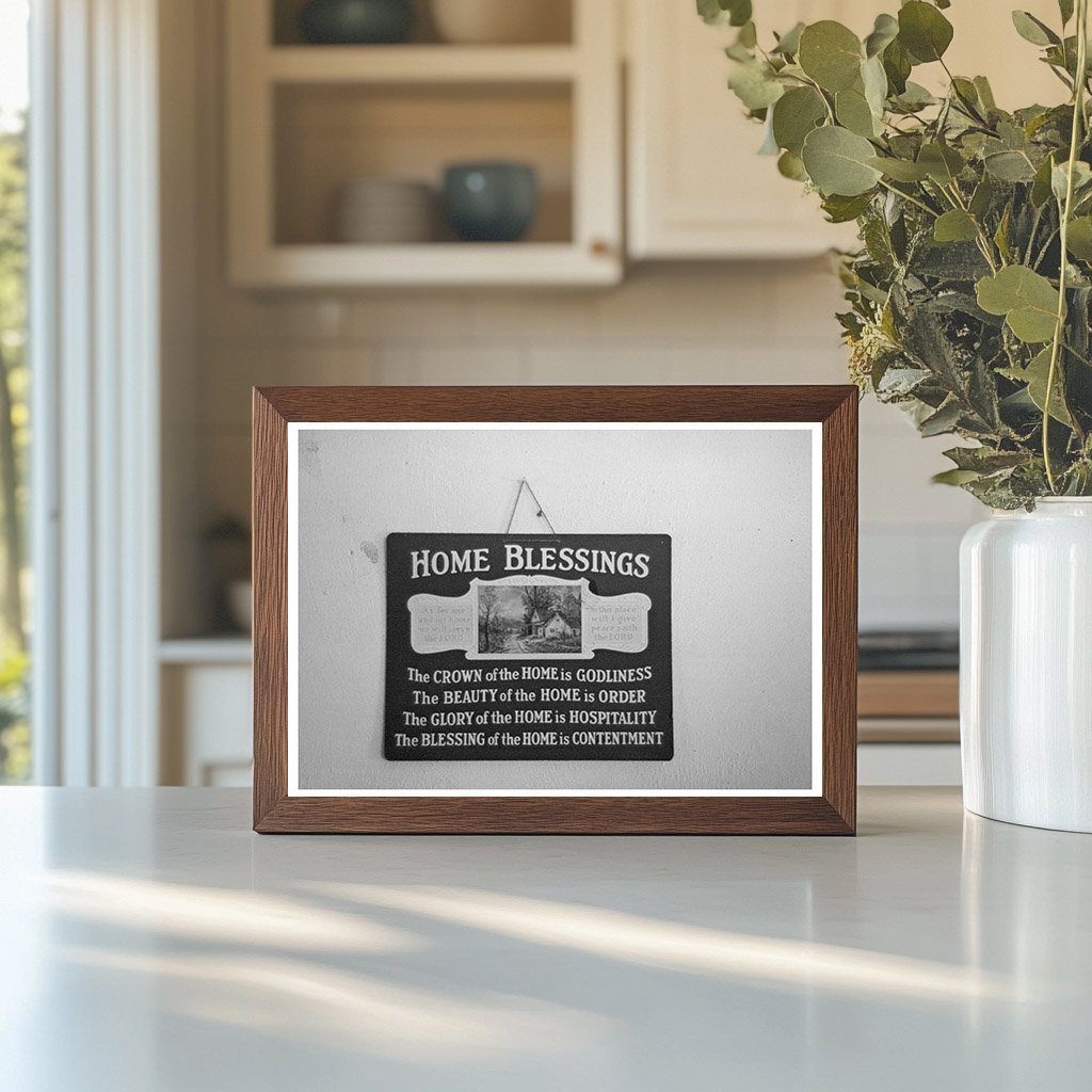 1936 Vintage Sign at J.E. Herbrandsons Farmhouse Iowa - Available at KNOWOL