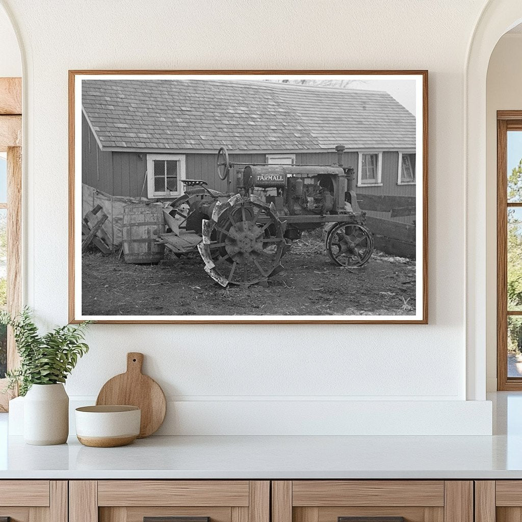 1936 Vintage Tractor on Roy Merriott Farm Iowa - Available at KNOWOL