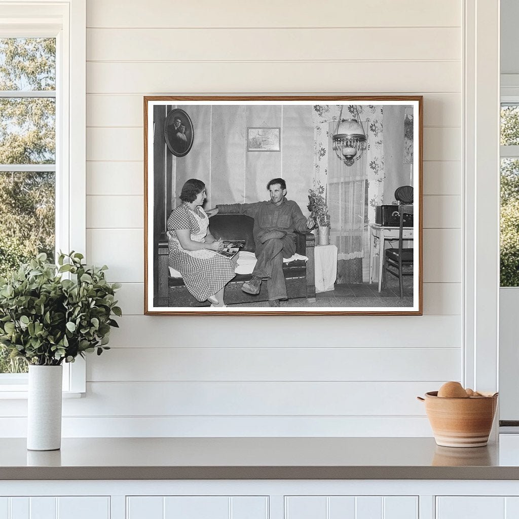 1937 Family Discussion in Drought - Affected North Dakota Home - Available at KNOWOL