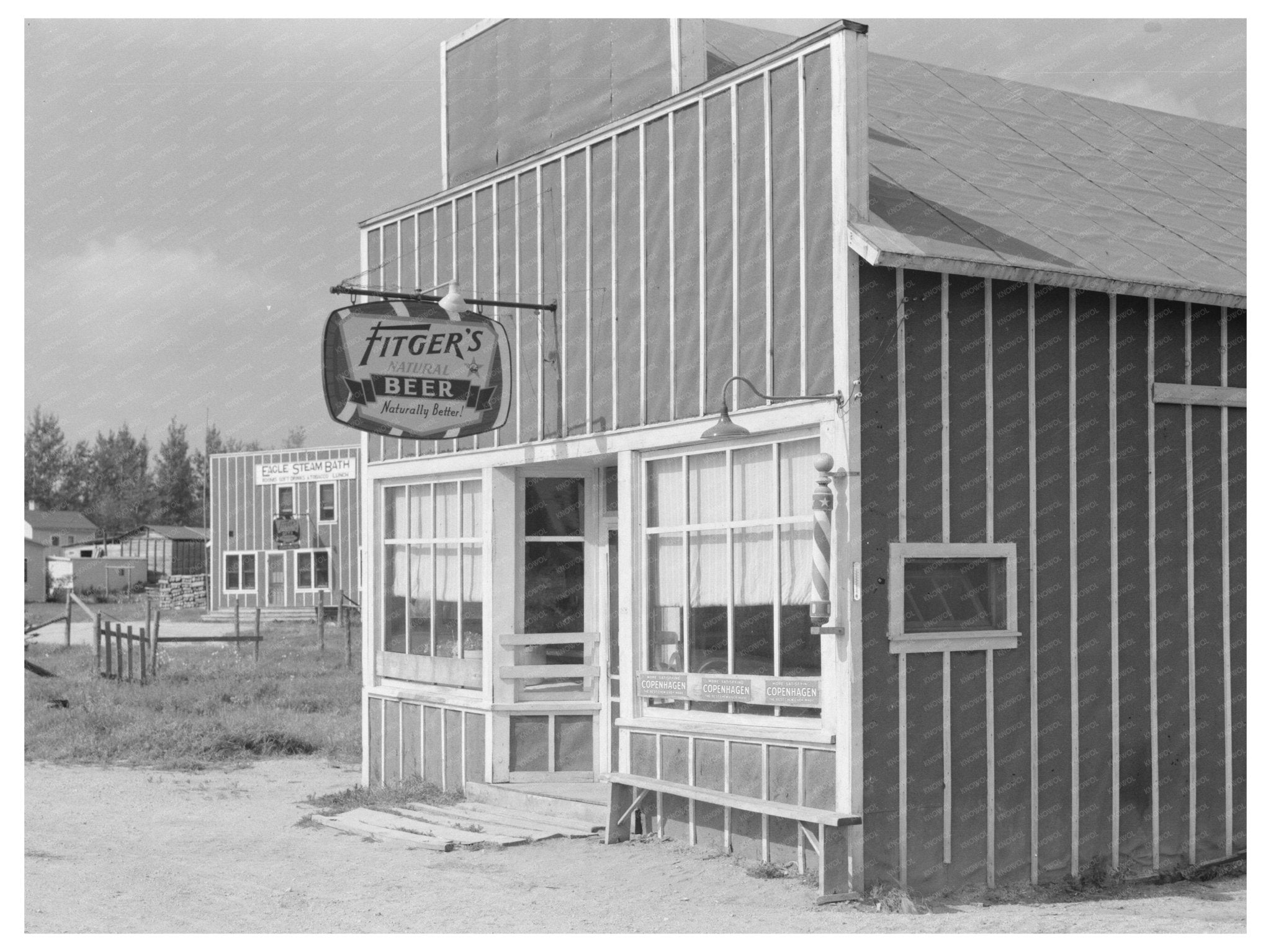 1937 Vintage Beer Parlor and Barber Shop in Craigville MN - Available at KNOWOL