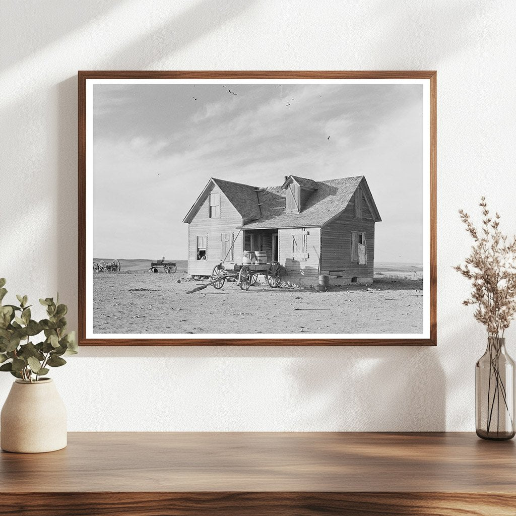 1937 Vintage Farmhouse and Water Wagon in Montana - Available at KNOWOL