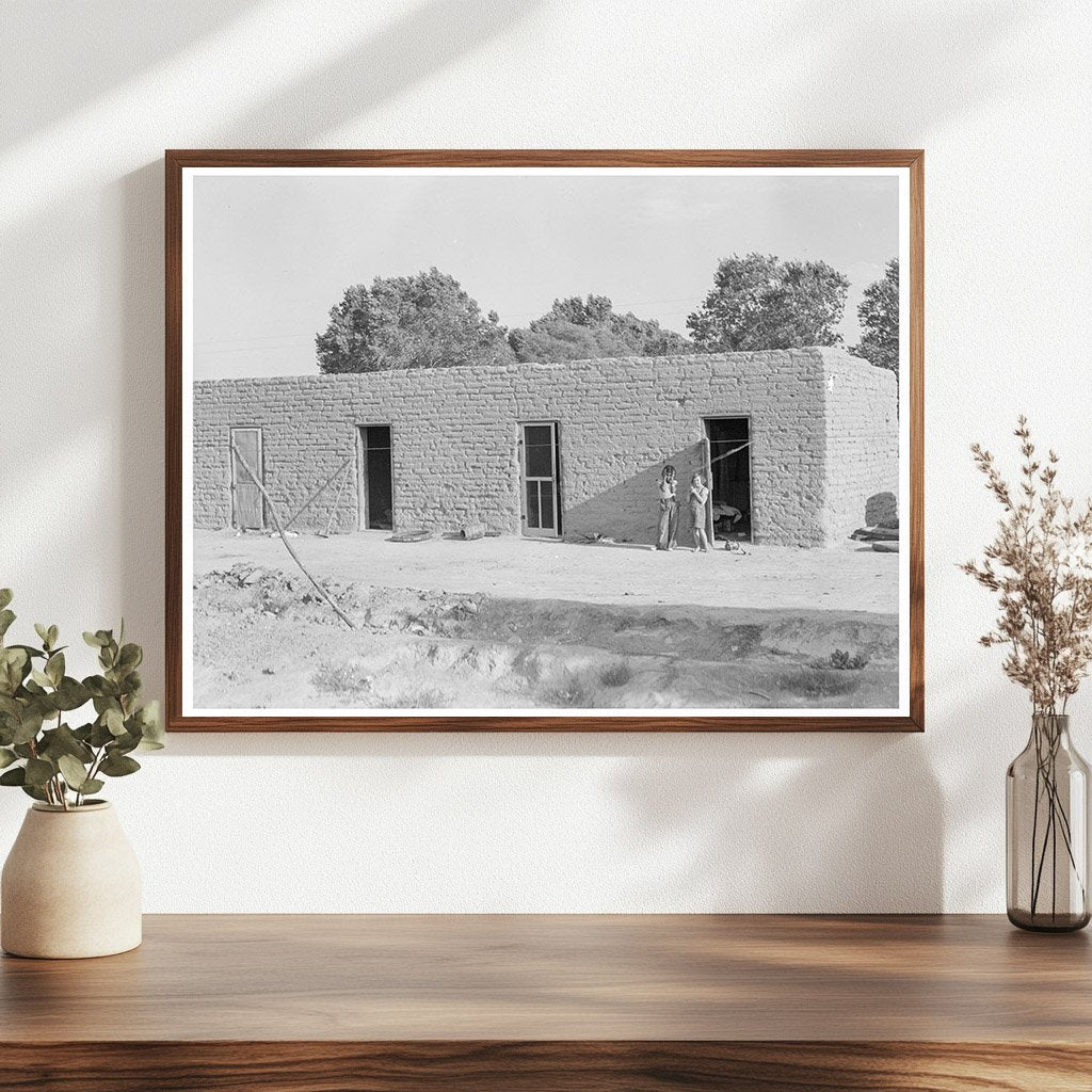 1937 Vintage Photo of Migrant Labor Housing Arizona - Available at KNOWOL