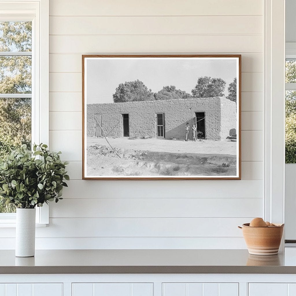 1937 Vintage Photo of Migrant Labor Housing Arizona - Available at KNOWOL