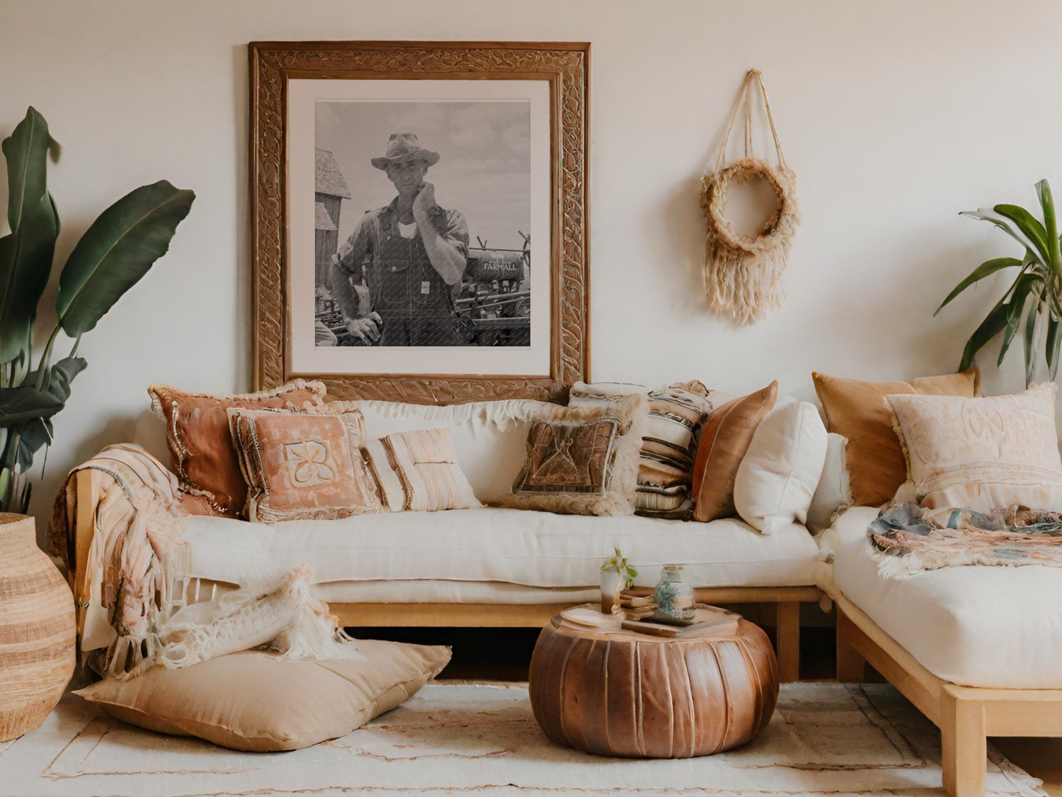 1937 Vintage Photo of Tractor Driver on Texas Cotton Farm - Available at KNOWOL