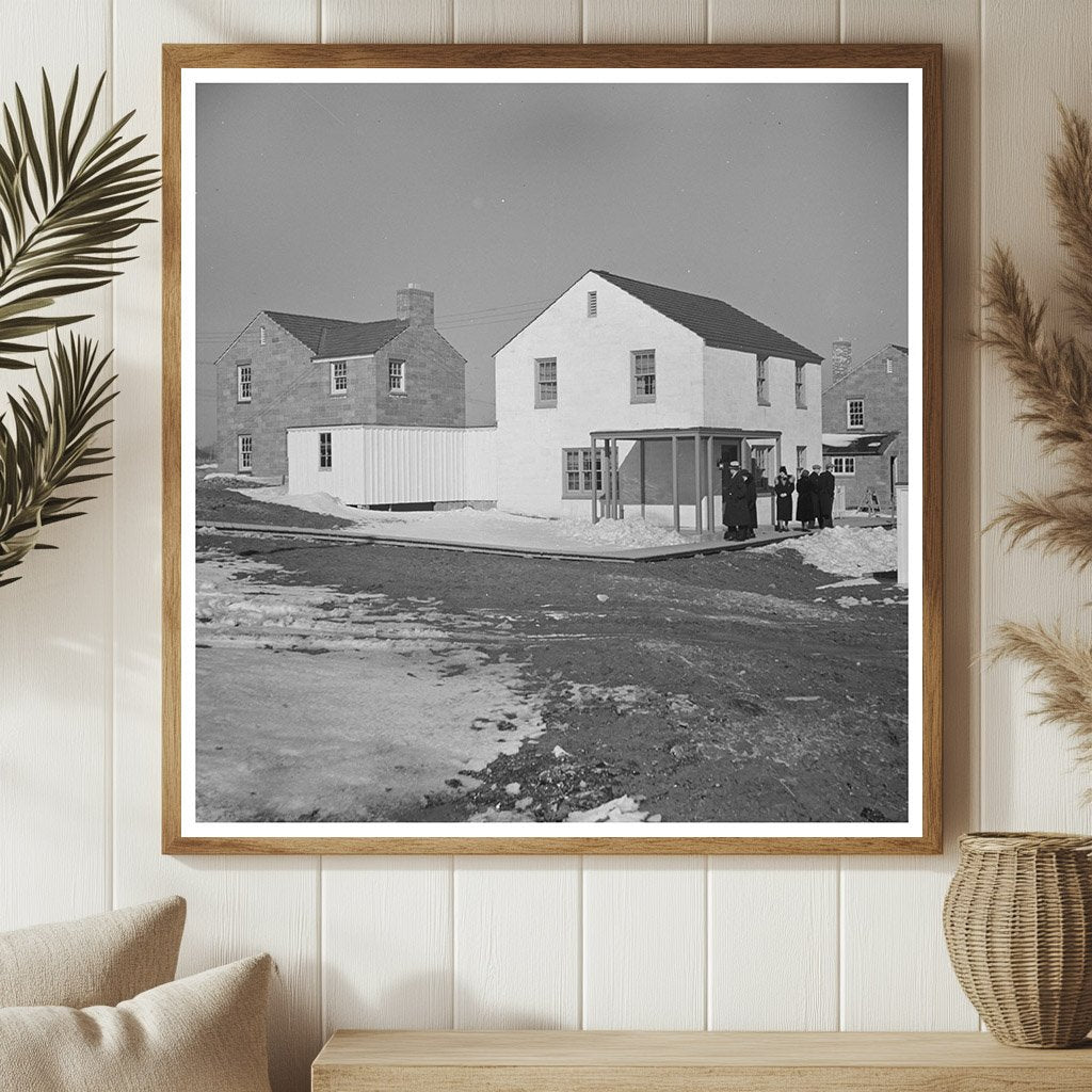 1937 Vintage Photo of Visitors at Greendale Model House - Available at KNOWOL
