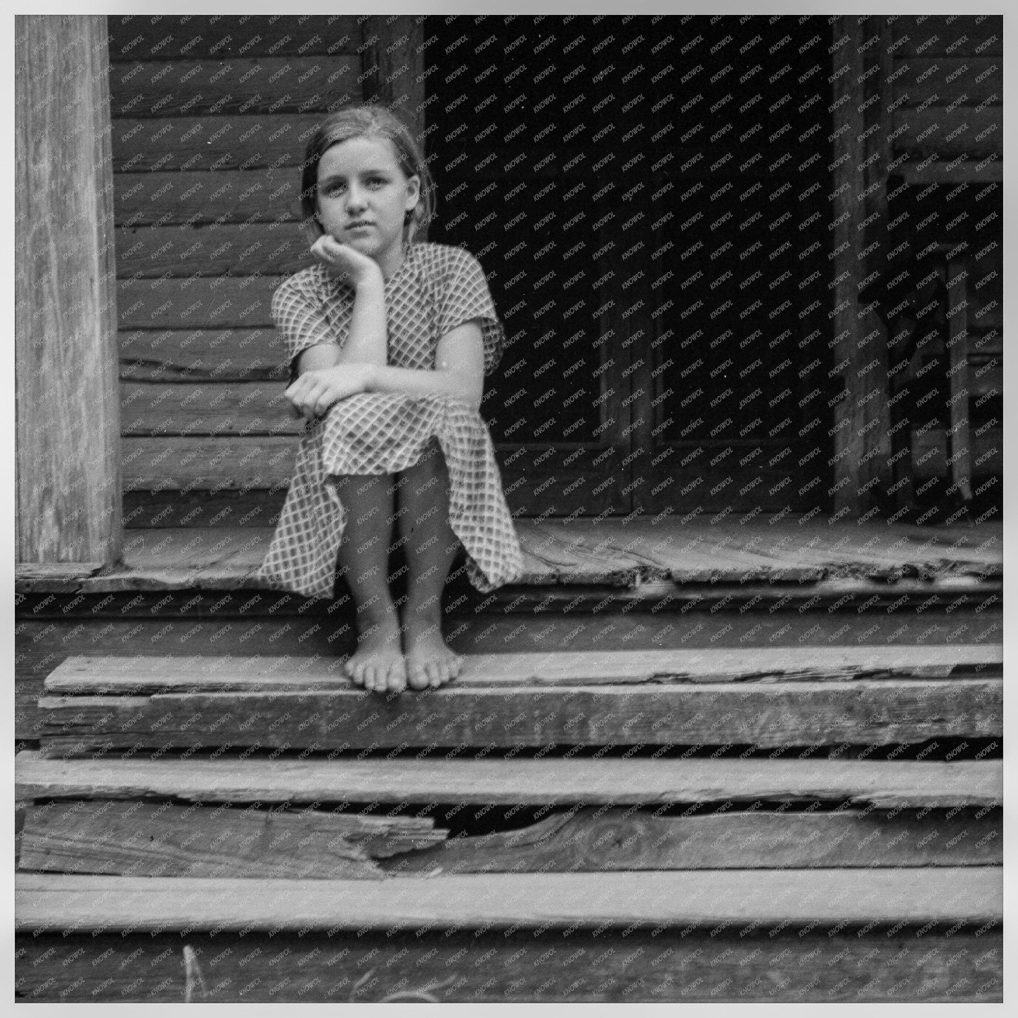 1937 Vintage Photograph of Plantation House in Georgia - Available at KNOWOL