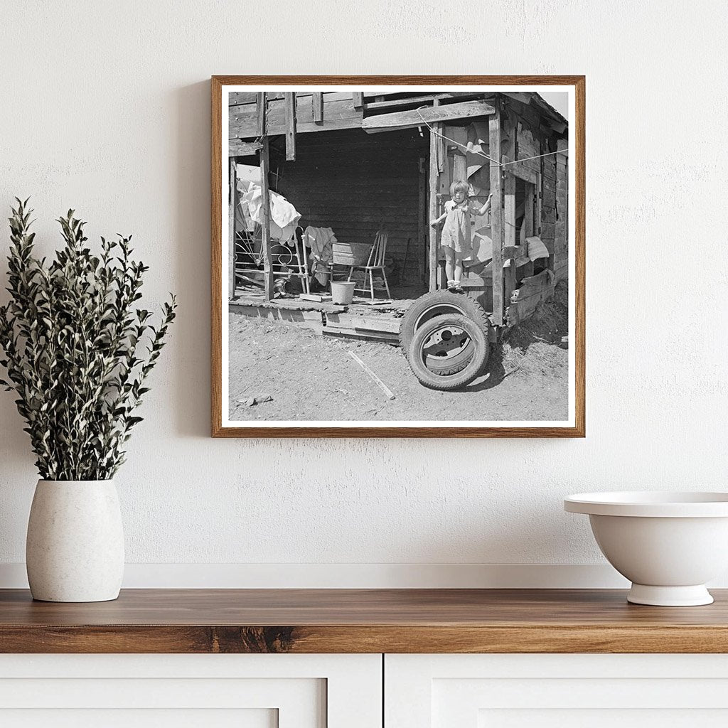 1937 Washday Scene on Back Porch in Gibbs City Michigan - Available at KNOWOL