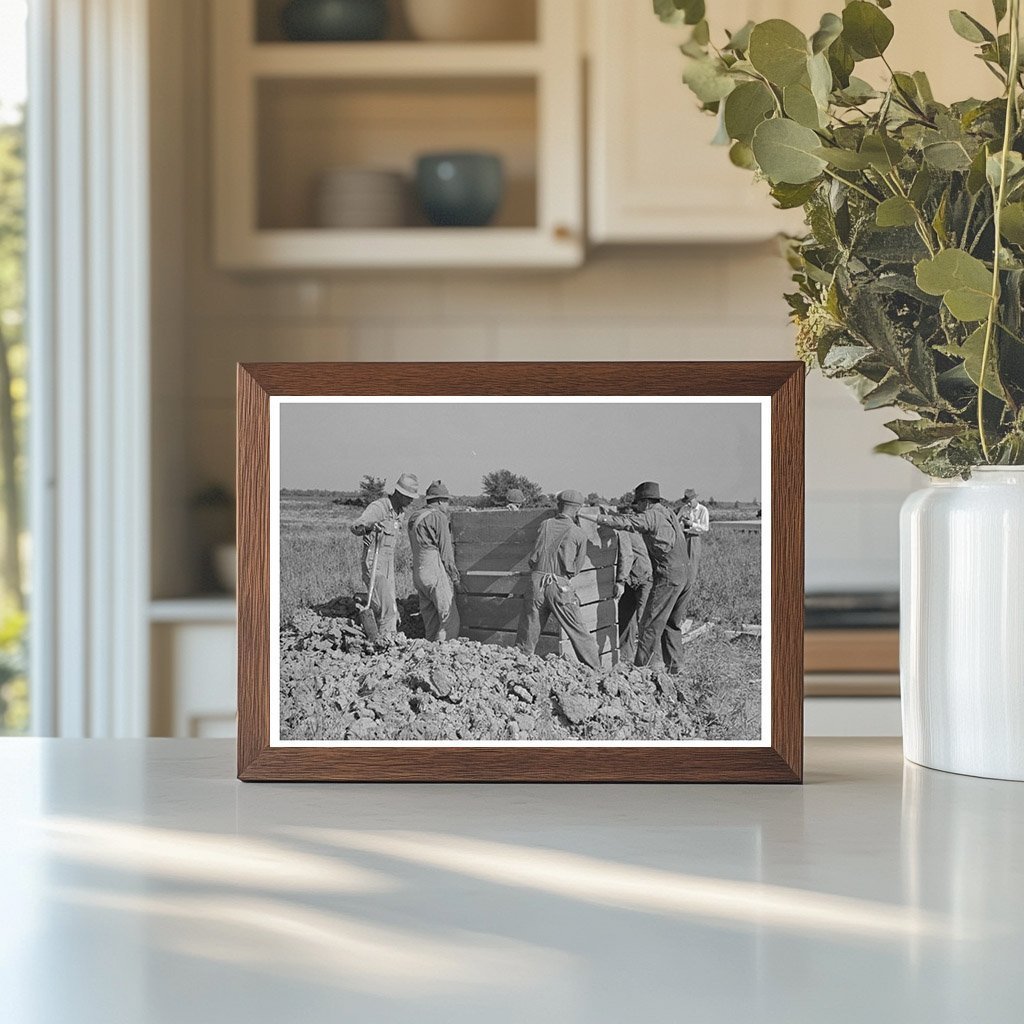 1938 Construction of Privy in Southeast Missouri Farms - Available at KNOWOL