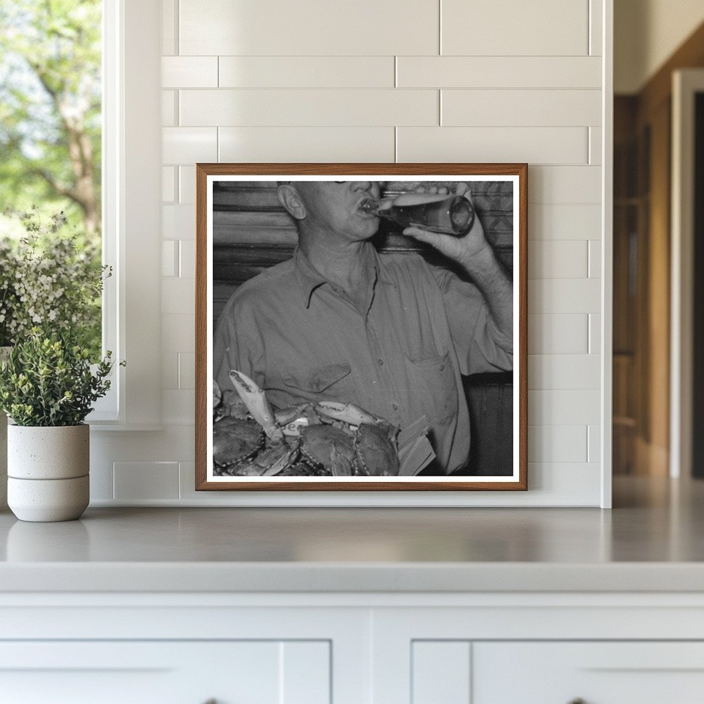 1938 Crab Boil in Raceland Louisiana Culinary Tradition Image - Available at KNOWOL
