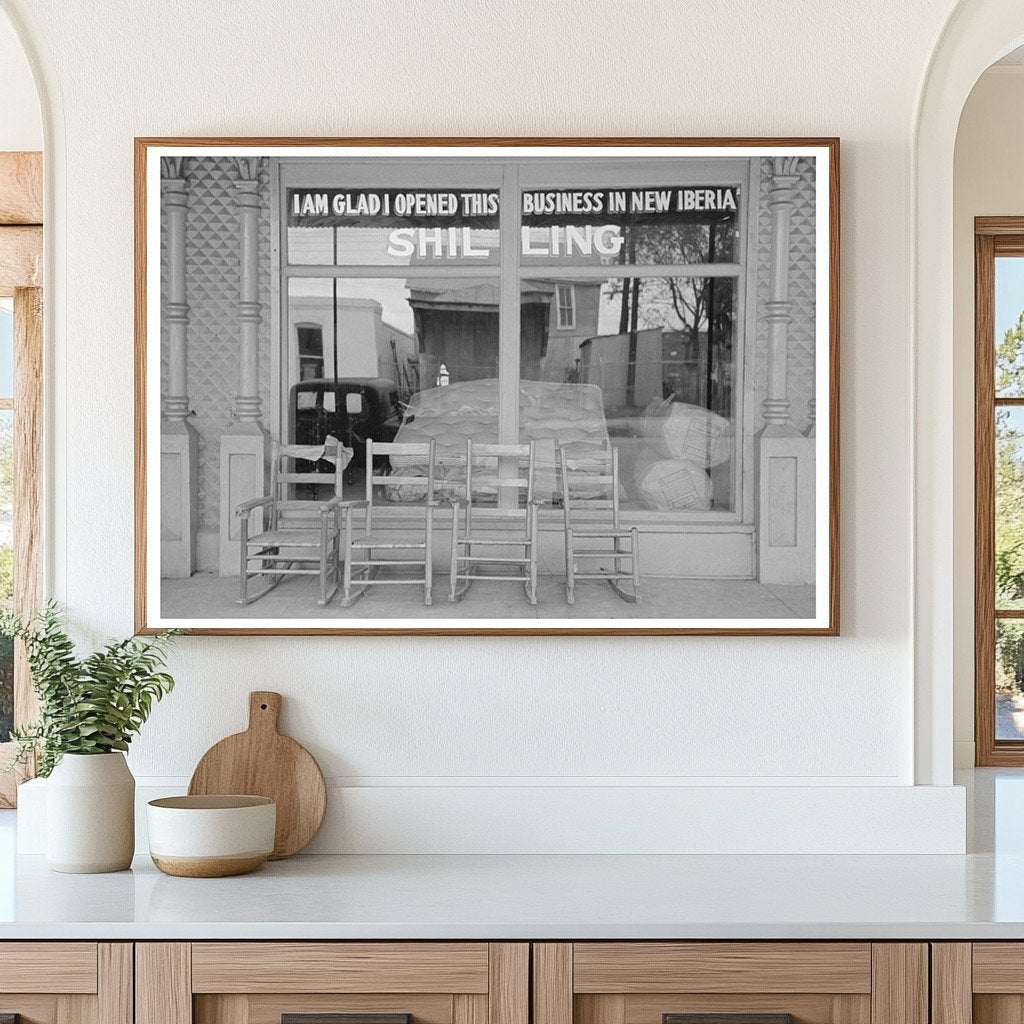 1938 New Iberia Louisiana Vintage Store Photograph - Available at KNOWOL