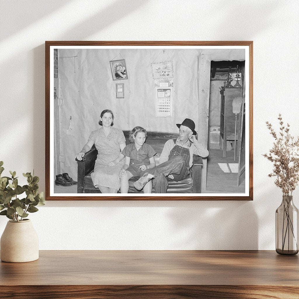 1938 Sharecroppers Family in Missouri Shack Home - Available at KNOWOL