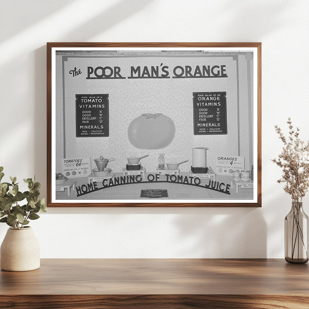 1938 Vintage Agricultural Exhibit Poster South Louisiana Fair - Available at KNOWOL