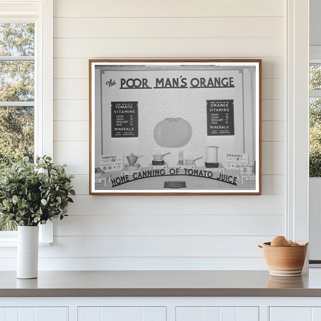 1938 Vintage Agricultural Exhibit Poster South Louisiana Fair - Available at KNOWOL