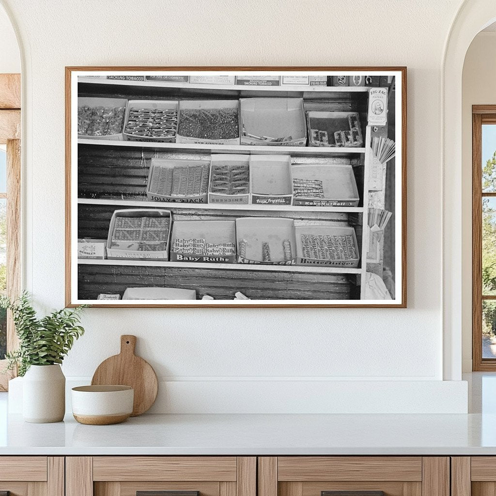 1938 Vintage Candy Store Display in La Forge Missouri - Available at KNOWOL