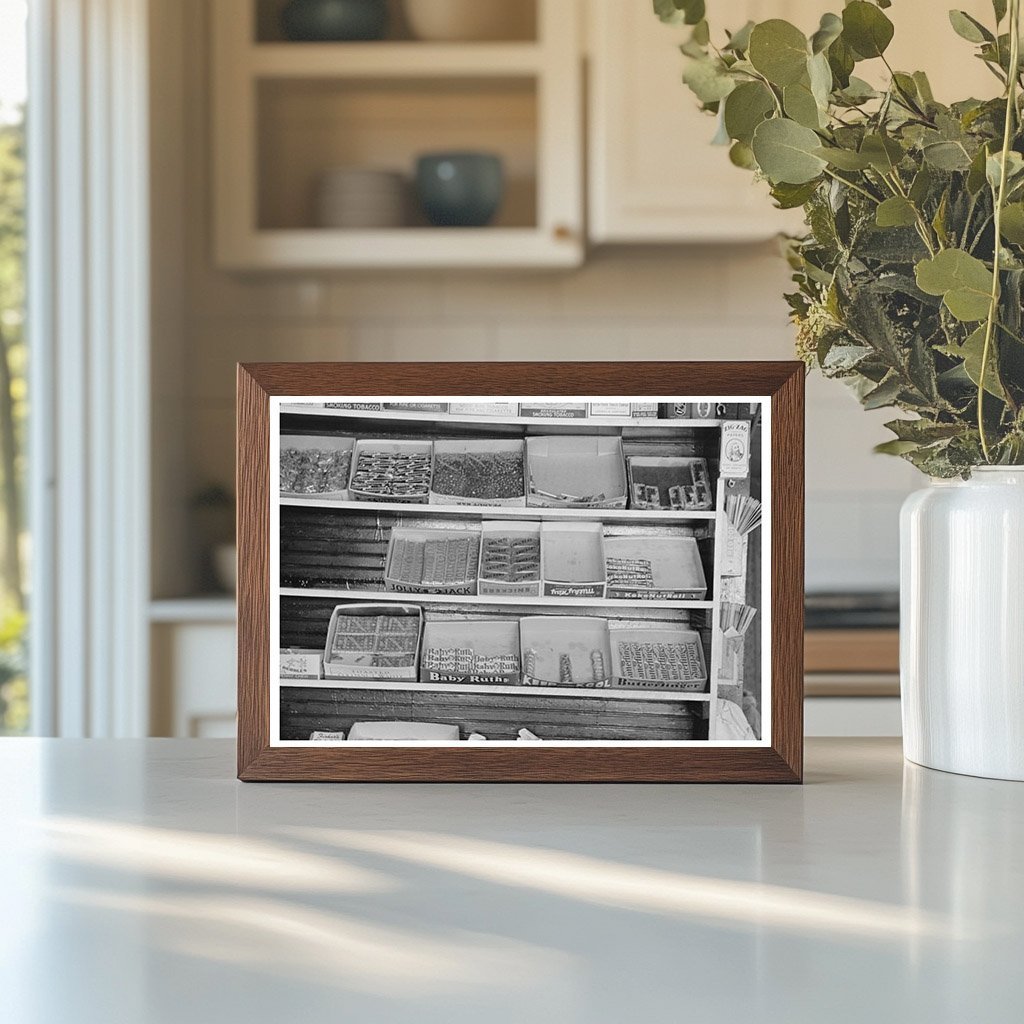 1938 Vintage Candy Store Display in La Forge Missouri - Available at KNOWOL