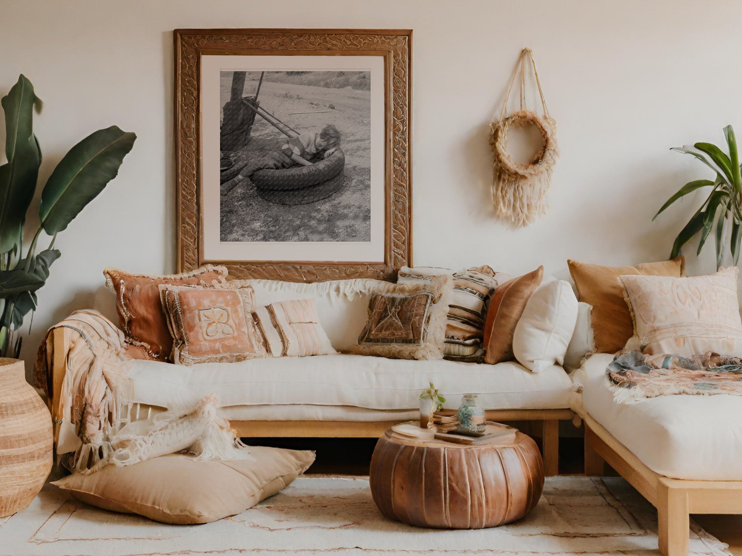 1938 Vintage Image of Day Laborers in Atoka County Oklahoma - Available at KNOWOL