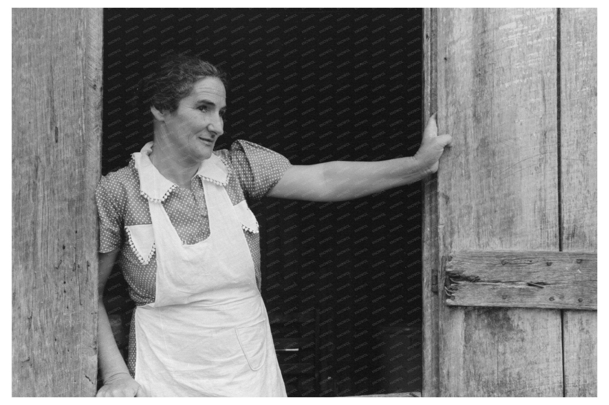 1938 Vintage Image of Woman in Morganza Louisiana Home - Available at KNOWOL