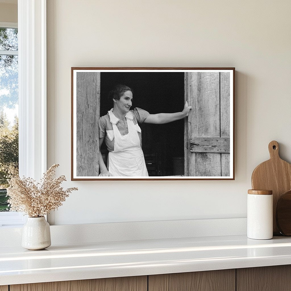 1938 Vintage Image of Woman in Morganza Louisiana Home - Available at KNOWOL