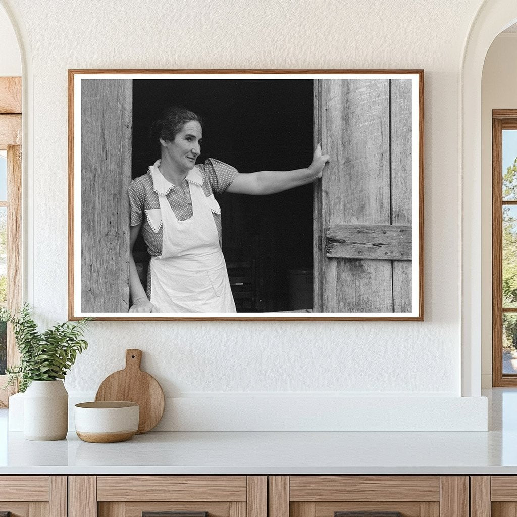 1938 Vintage Image of Woman in Morganza Louisiana Home - Available at KNOWOL
