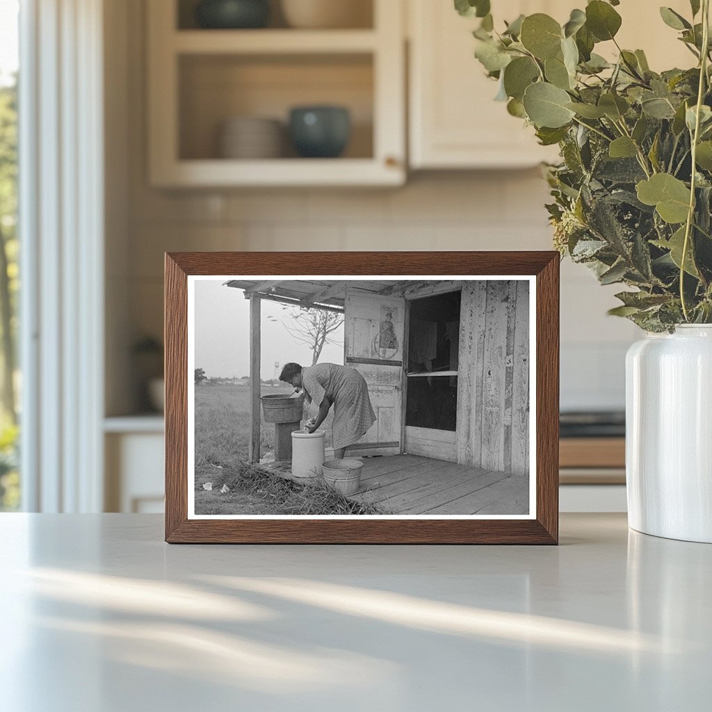 1938 Vintage Porch Gathering at Small Store in Louisiana - Available at KNOWOL