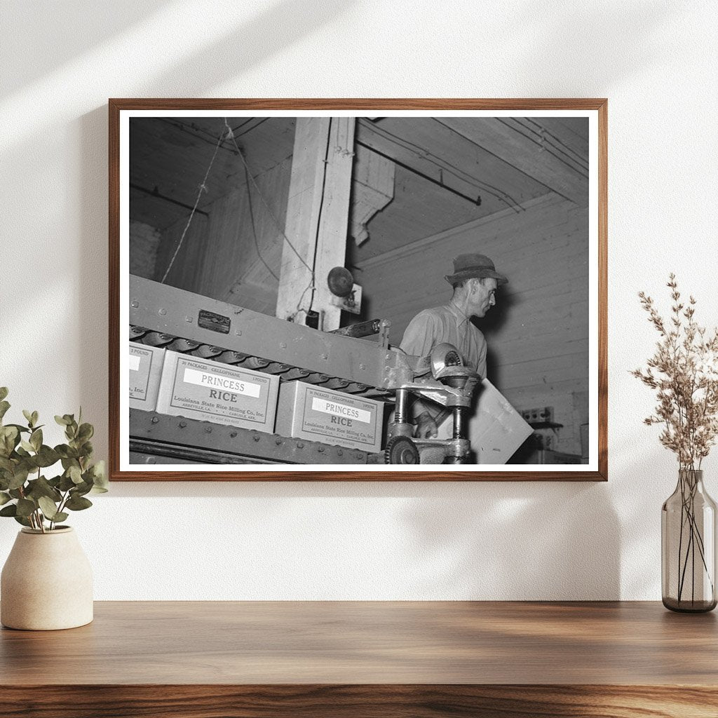 1938 Vintage Rice Milling Process in Abbeville Louisiana - Available at KNOWOL