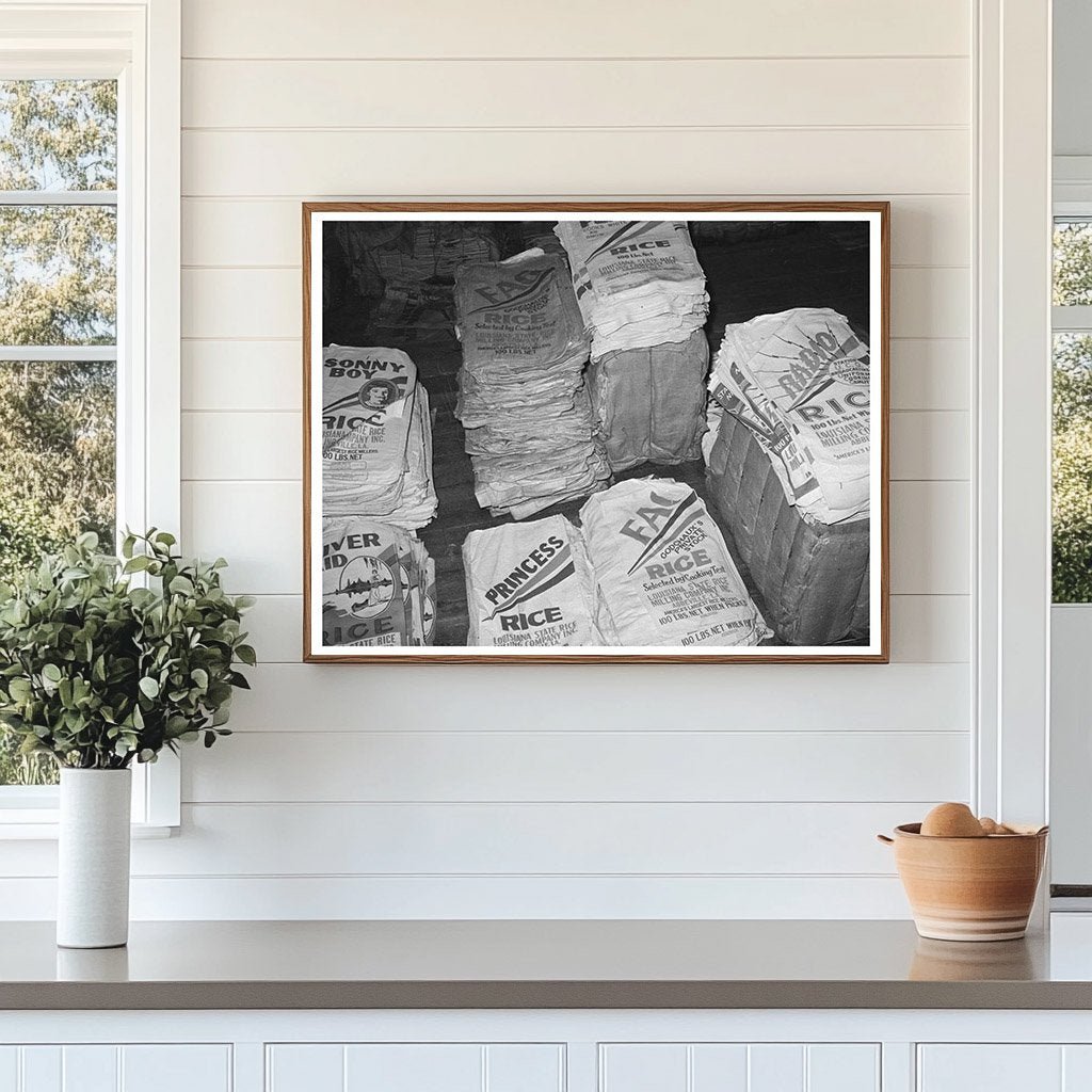 1938 Vintage Rice Packaging at Abbeville State Mill - Available at KNOWOL