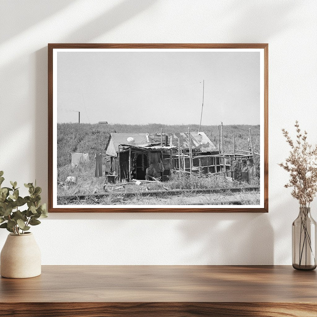 1938 Vintage Shack in Tin Town Caruthersville Missouri - Available at KNOWOL