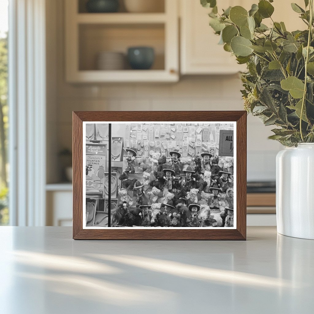 1938 Washington DC Drugstore Window Vintage Photo - Available at KNOWOL