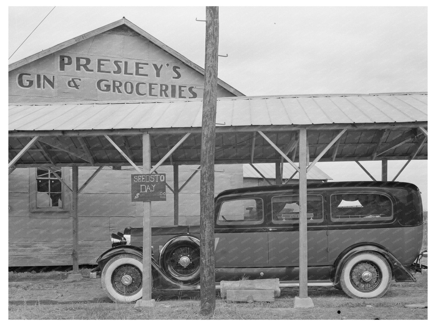 1939 Funeral Ambulance in Mound Bayou Mississippi - Available at KNOWOL