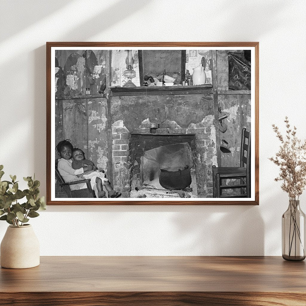 1939 Interior of Sharecroppers Cabin Louisiana - Available at KNOWOL