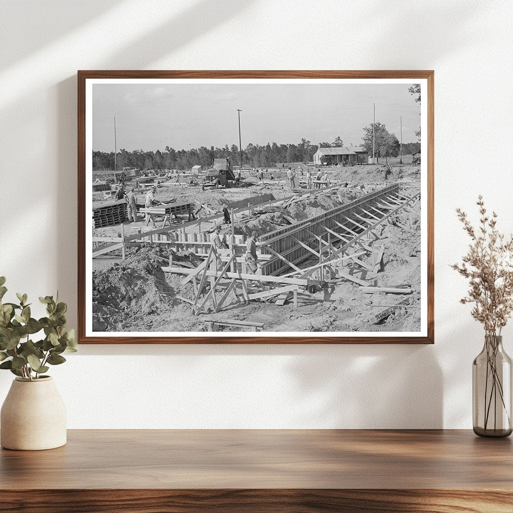 1939 Lufkin Texas Paper Mill Foundation Construction - Available at KNOWOL