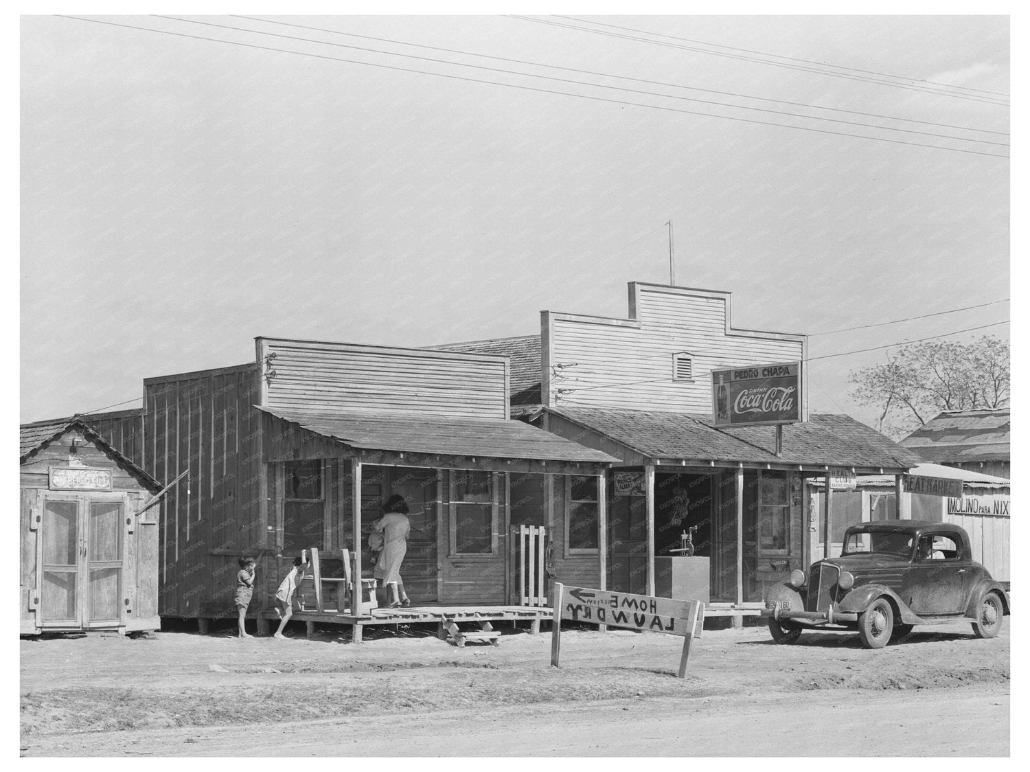 1939 Meat Market and Laundry in Alamo Texas - Available at KNOWOL