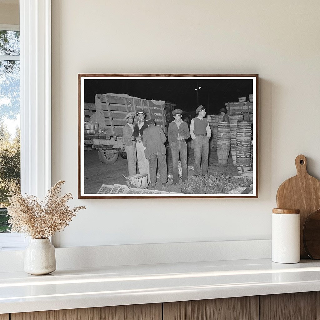 1939 San Antonio Texas Early Morning Vegetable Market - Available at KNOWOL