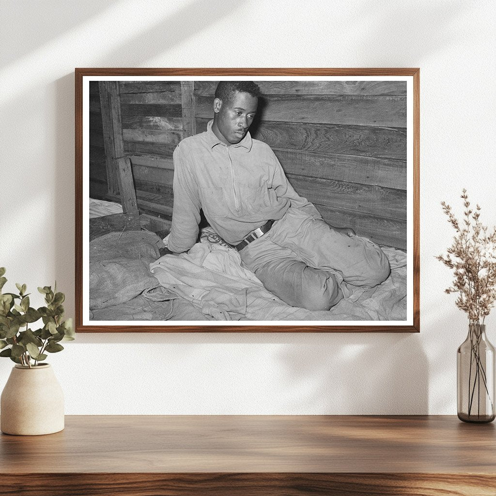 1939 Strawberry Worker in Bunkhouse Louisiana Image - Available at KNOWOL
