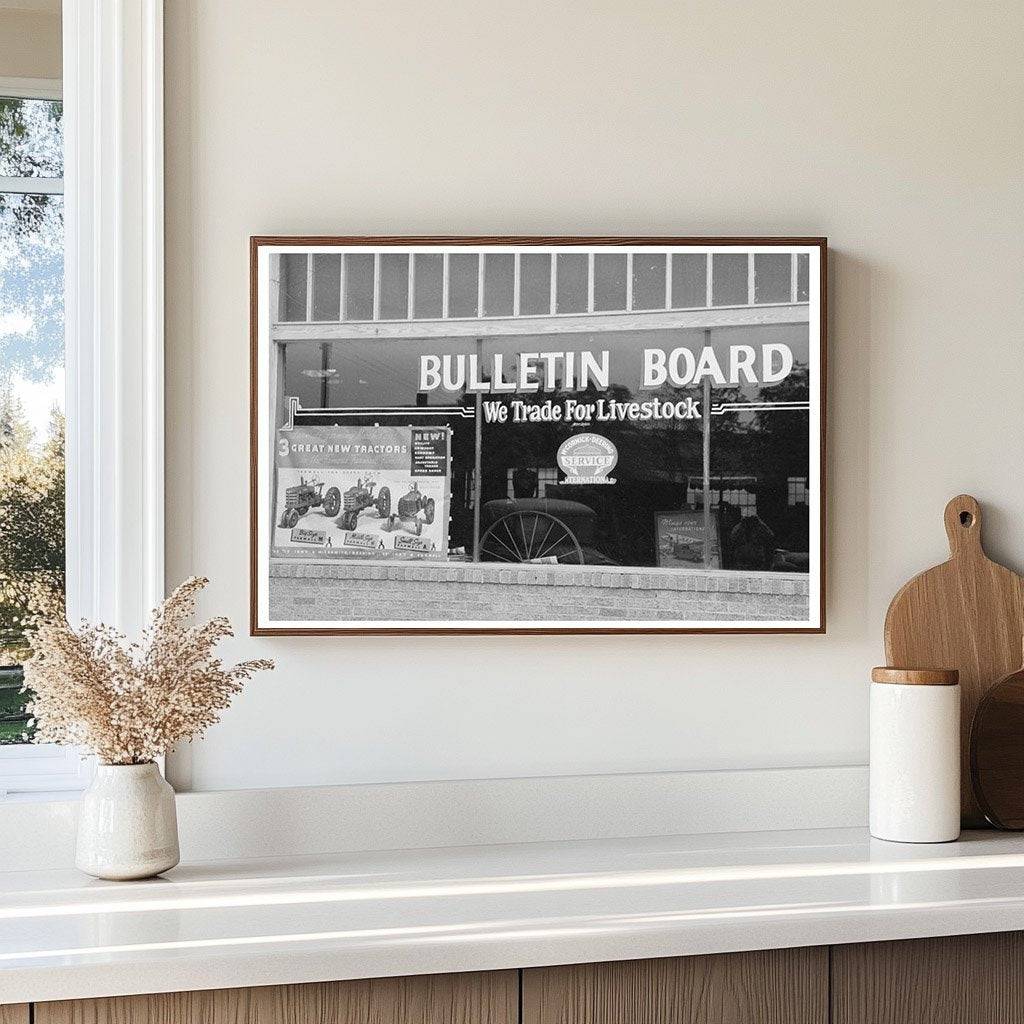 1939 Vintage Agricultural Machinery Store Display in Texas - Available at KNOWOL