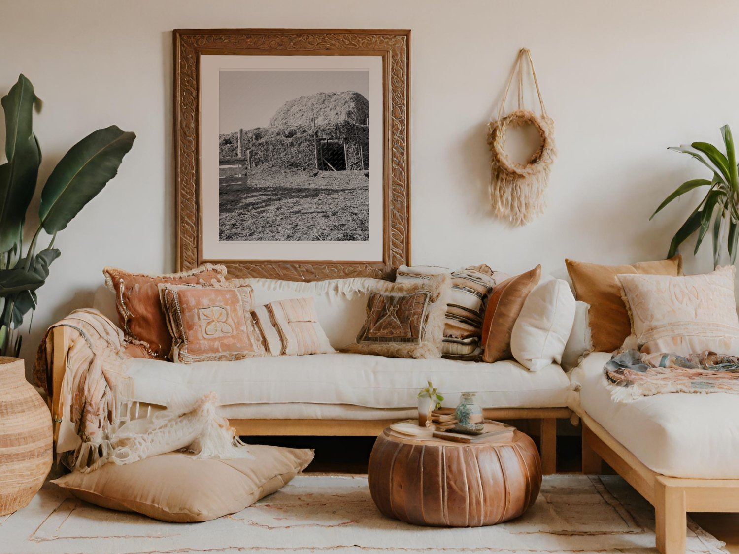 1939 Vintage Barn with Sagebrush Thatching in Oregon - Available at KNOWOL