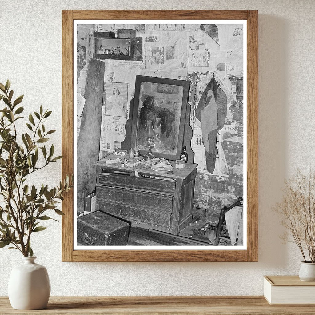 1939 Vintage Cabin Interior of Texas Farmers Home - Available at KNOWOL