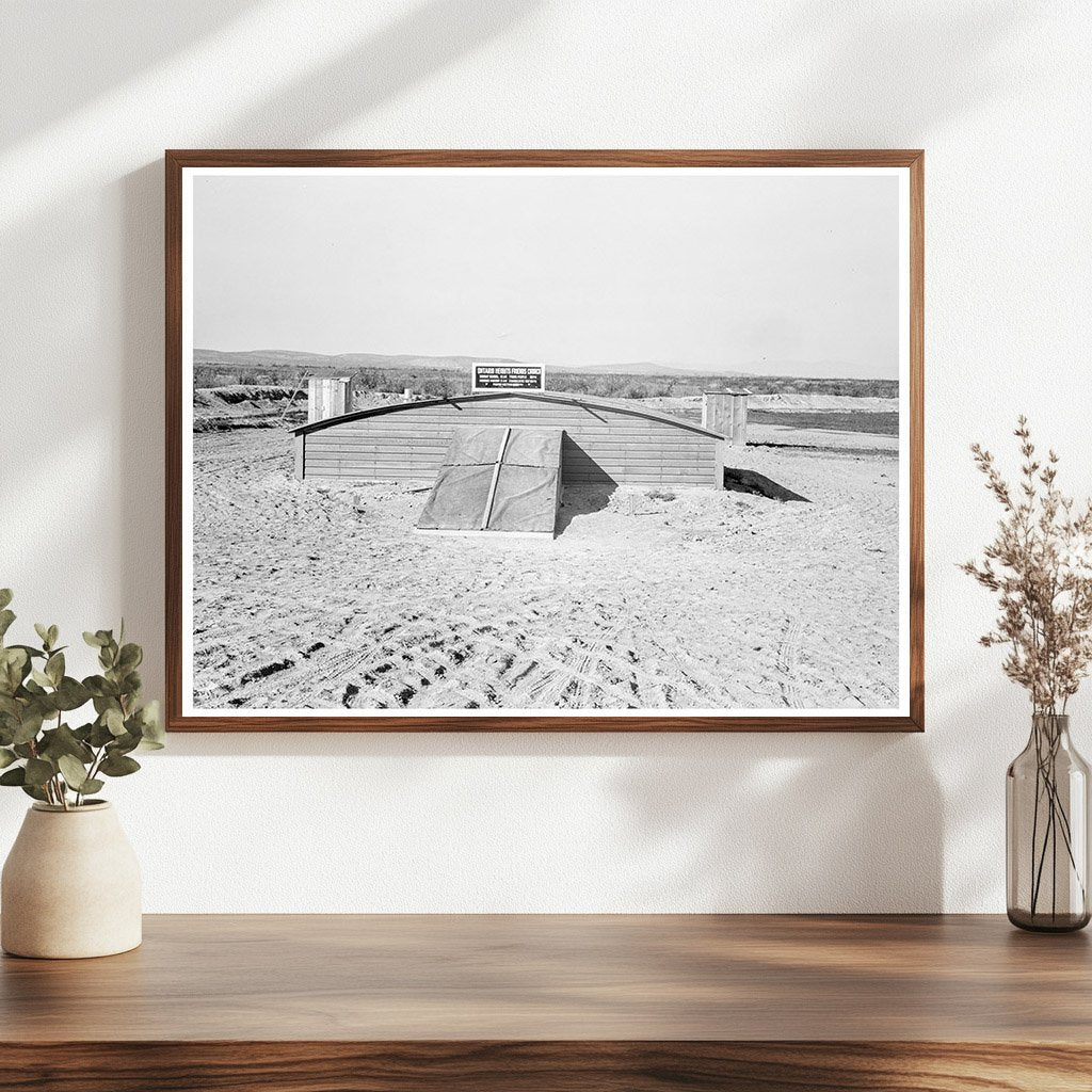 1939 Vintage Church Scene Dead Ox Flat Oregon History Image - Available at KNOWOL