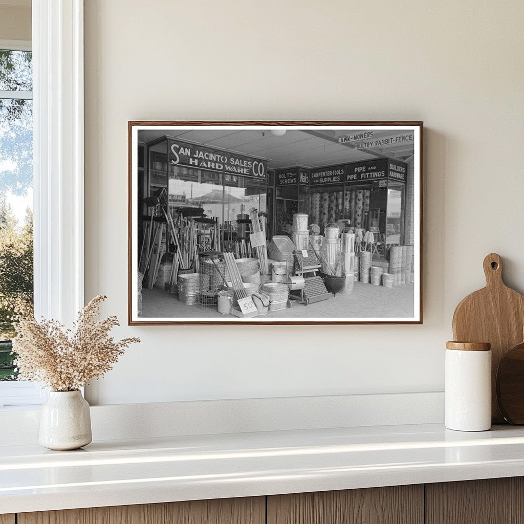 1939 Vintage Hardware Store Interior Corpus Christi Texas - Available at KNOWOL