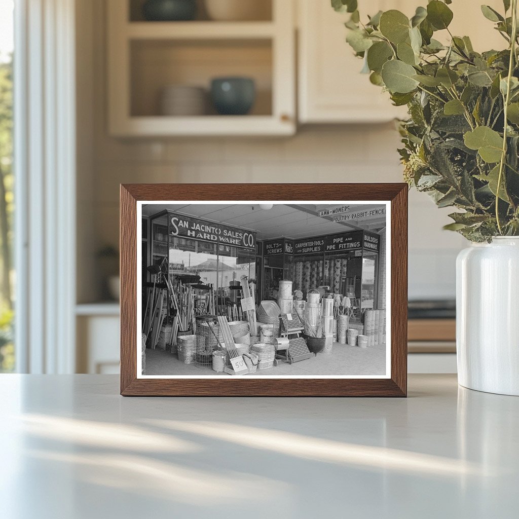 1939 Vintage Hardware Store Interior Corpus Christi Texas - Available at KNOWOL