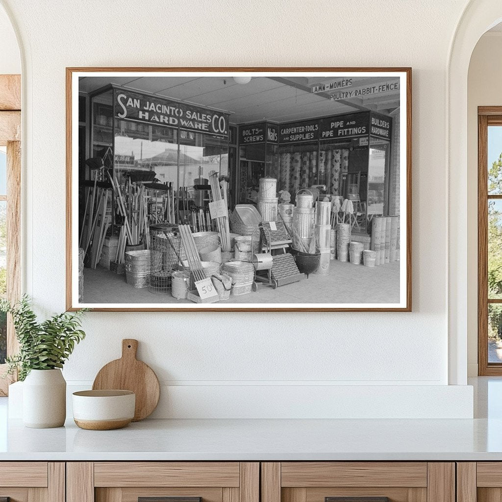 1939 Vintage Hardware Store Interior Corpus Christi Texas - Available at KNOWOL