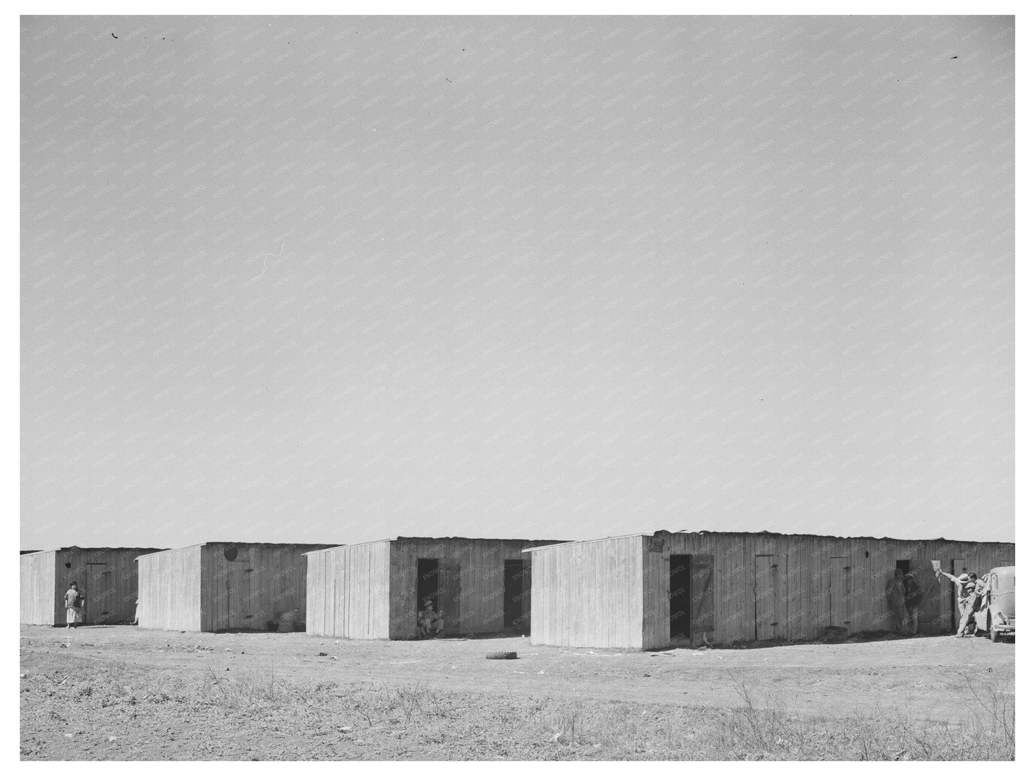 1939 Vintage Housing for Mexican Workers in Robstown Texas - Available at KNOWOL