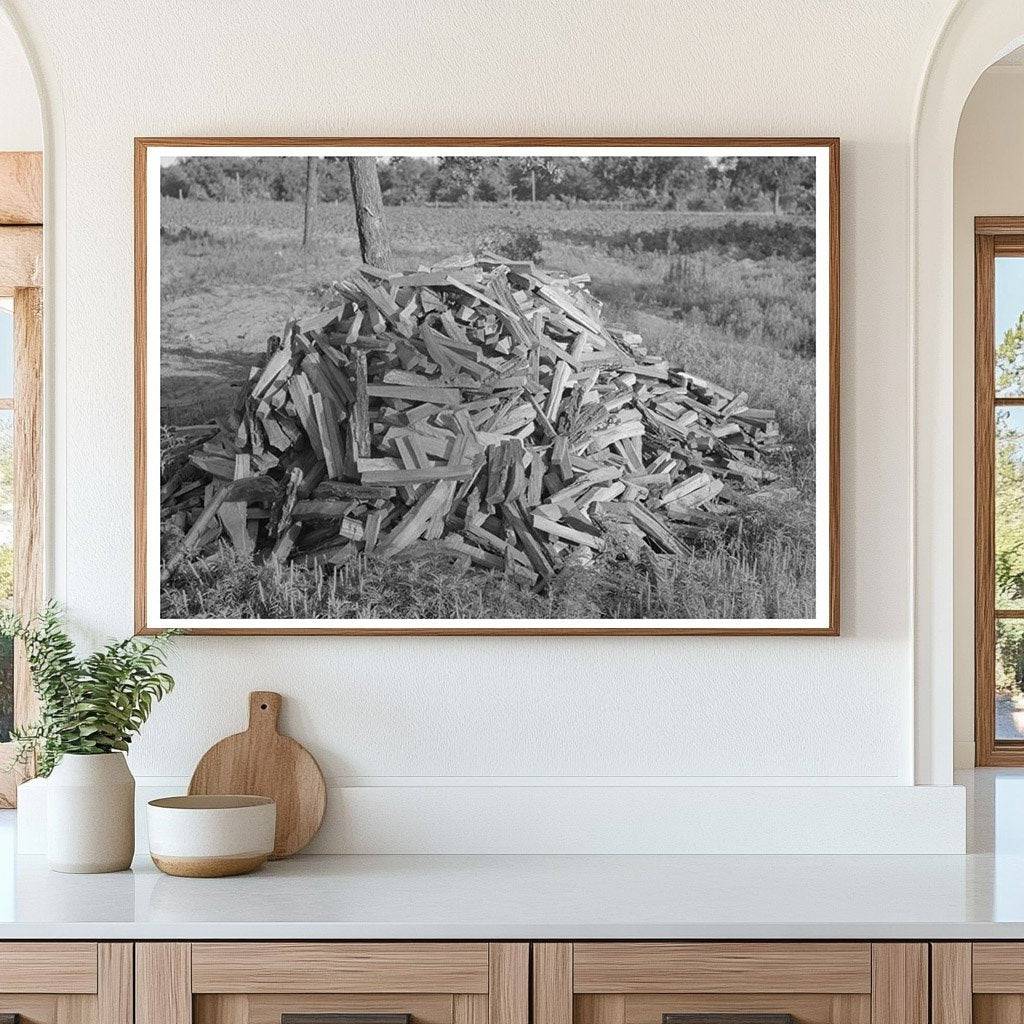 1939 Vintage Image of Indian Day Laborers Gathering Wood - Available at KNOWOL