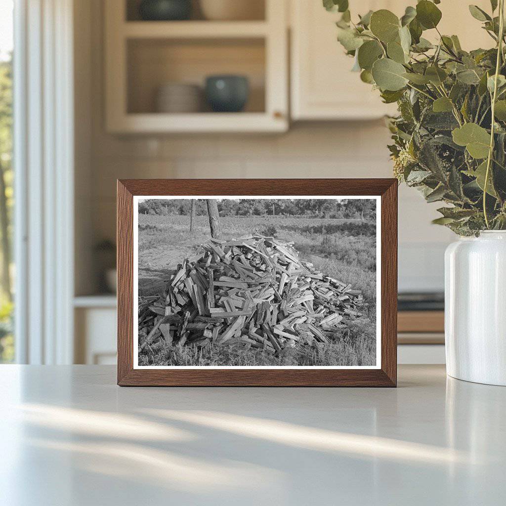 1939 Vintage Image of Indian Day Laborers Gathering Wood - Available at KNOWOL