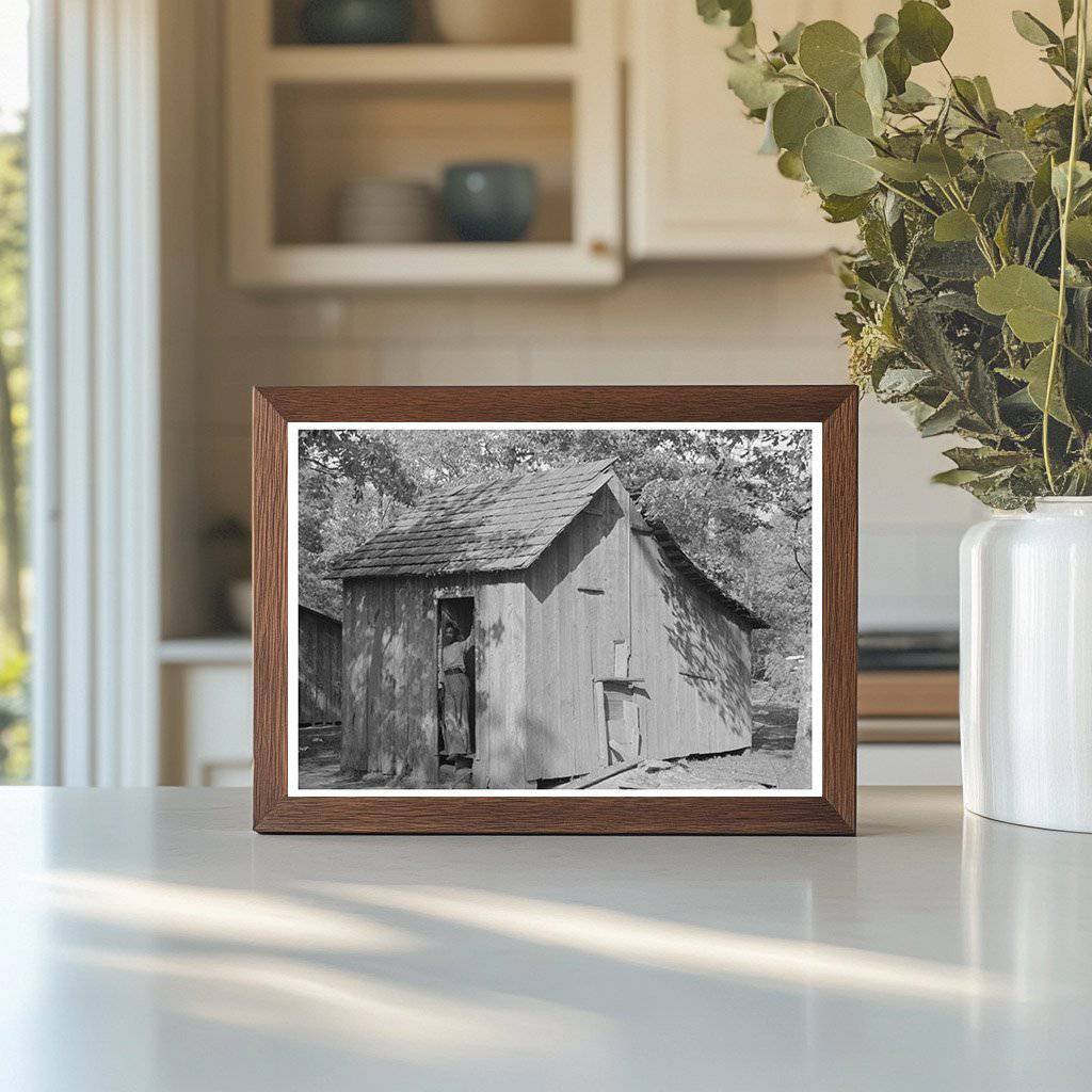 1939 Vintage Image of Migrant Worker Housing in Louisiana - Available at KNOWOL