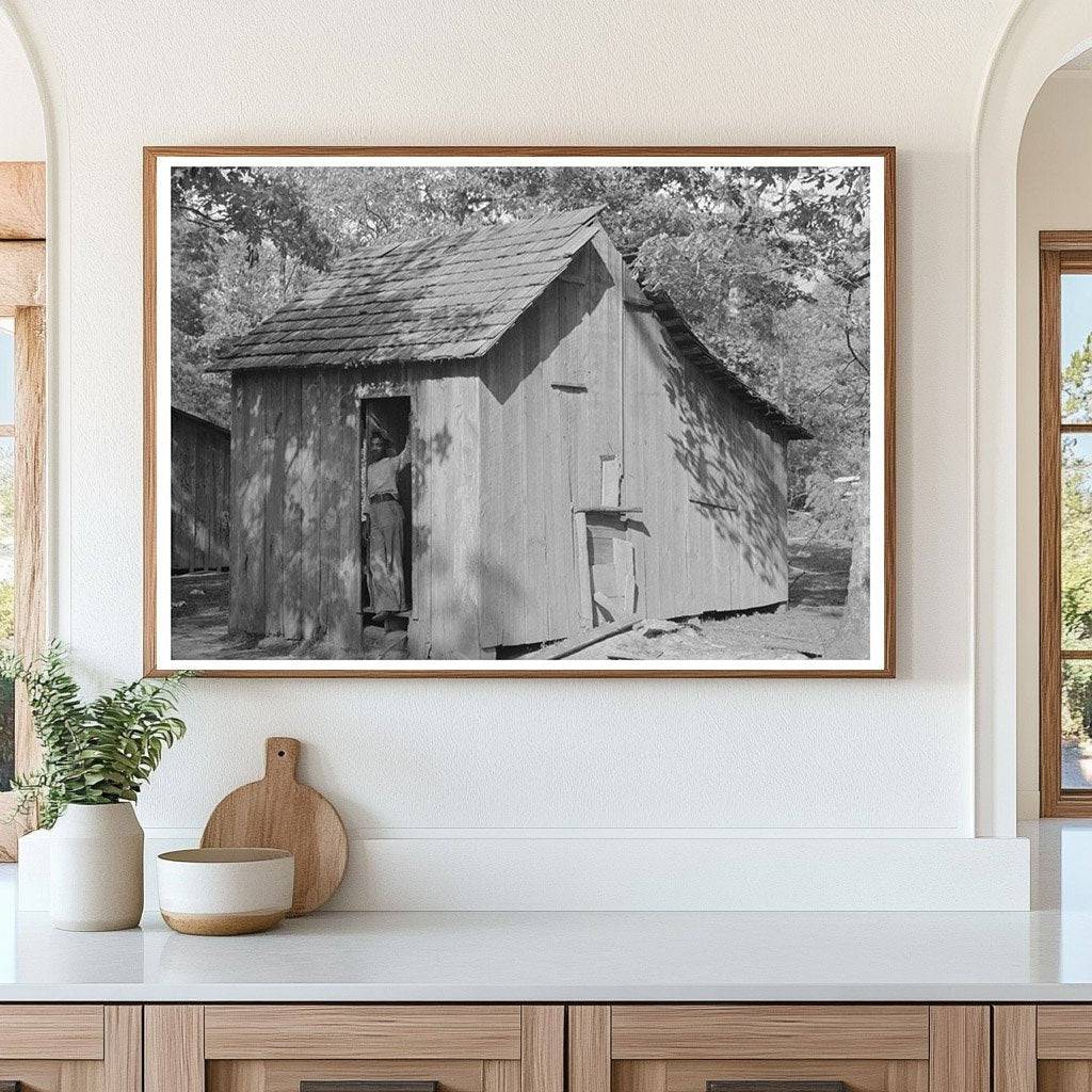 1939 Vintage Image of Migrant Worker Housing in Louisiana - Available at KNOWOL