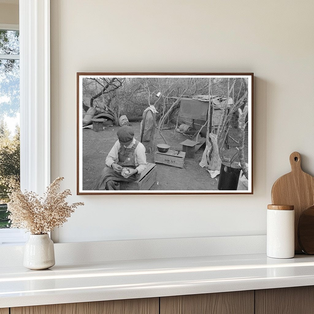 1939 Vintage Image of Migrant Worker in Harlingen Texas - Available at KNOWOL
