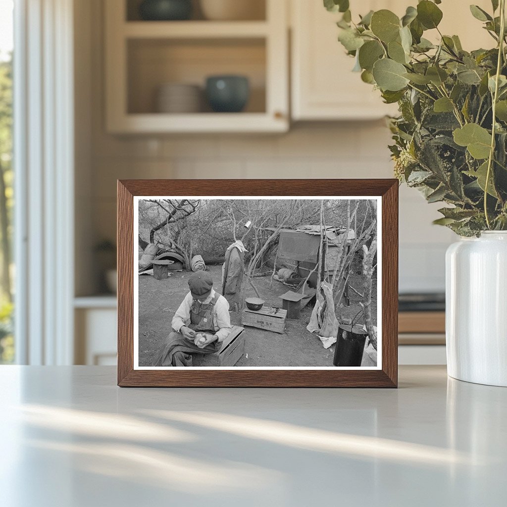 1939 Vintage Image of Migrant Worker in Harlingen Texas - Available at KNOWOL